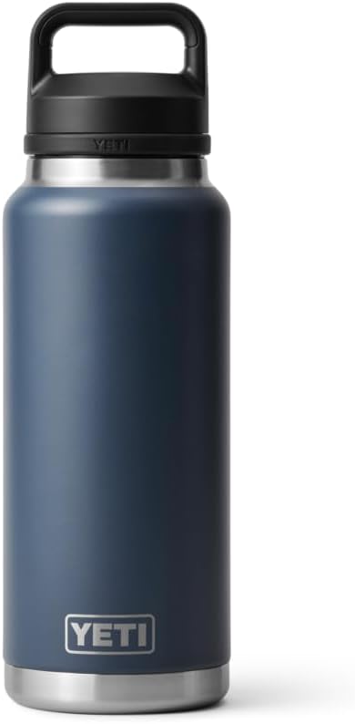 YETI Rambler Flasche Mit Chug-Verschluss, Navy, 36 oz (1 L), Navy