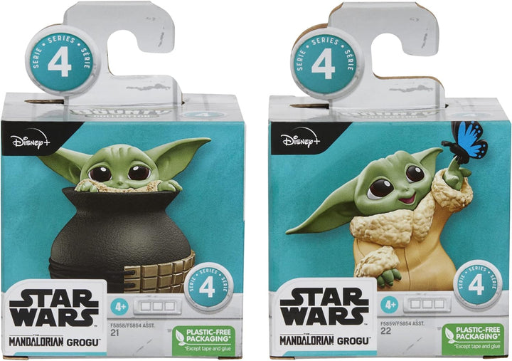 Star Wars The Bounty Collection Serie 4, 2er-Pack 5,5 cm grosse Grogu Sammelfiguren, Grogu mit Schme