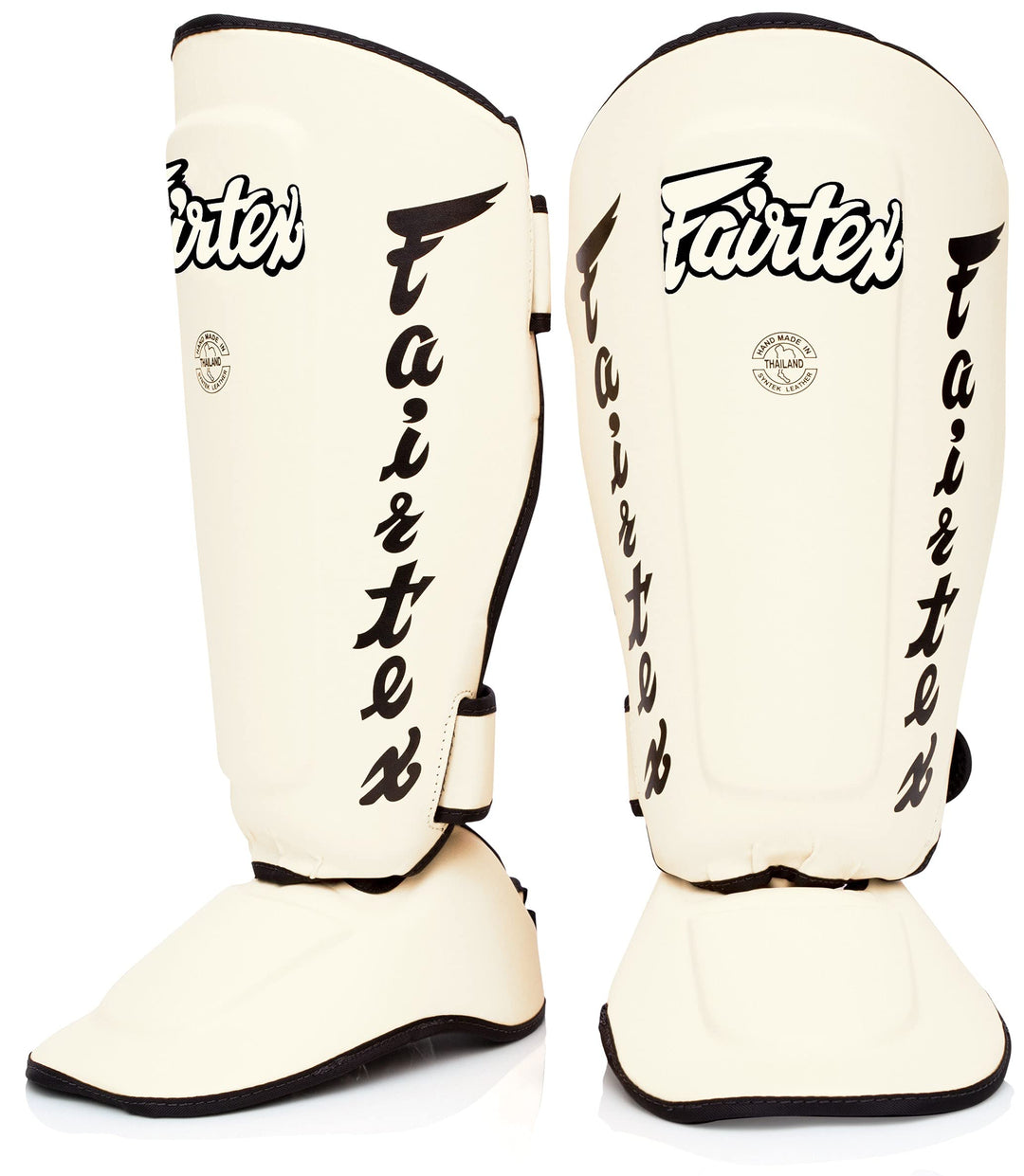 Fairtex SP7 Muay Thai Schienbeinschützer für Herren, Damen, Kinder | aus Syntek-Leder und hochwertig