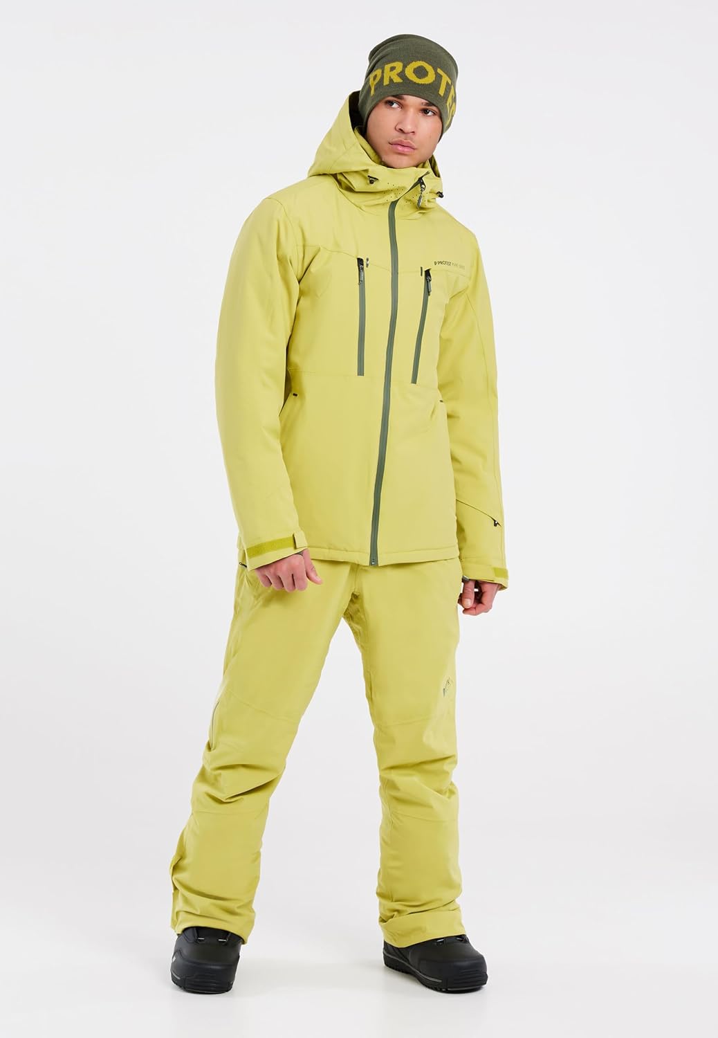 Protest Herren Ski- Und Snowboardjacke PRTTIMO 23 M Spiltpea green, M Spiltpea green
