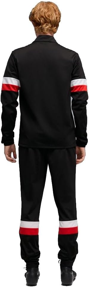 PUMA Herren Individueller Tracksuit Trainingsanzug (1er Pack) S PUMA Black-PUMA White-PUMA Red, S PU