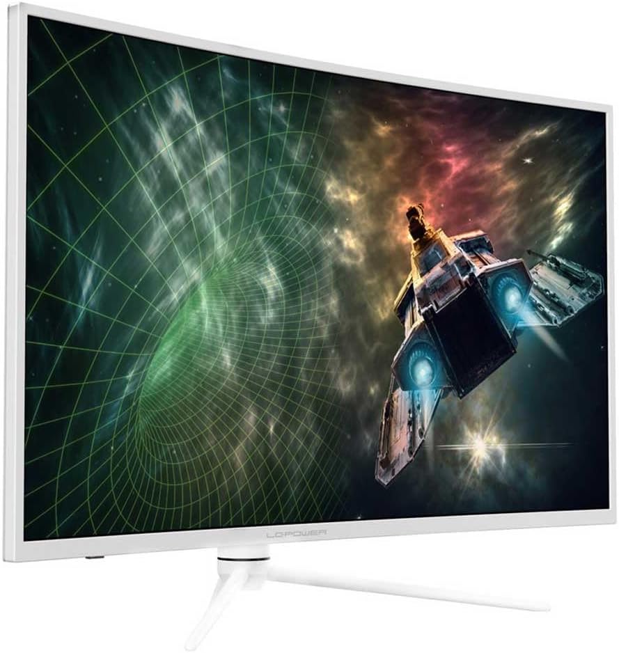 LC-Power LED-Monitor (gebogen, QHD, 97,79 cm (38,5 Zoll), LC-M39-QHD-165-C, Weiss