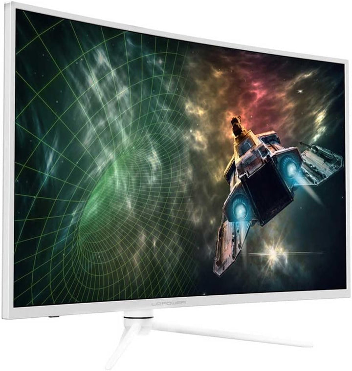 LC-Power LED-Monitor (gebogen, QHD, 97,79 cm (38,5 Zoll), LC-M39-QHD-165-C, Weiss