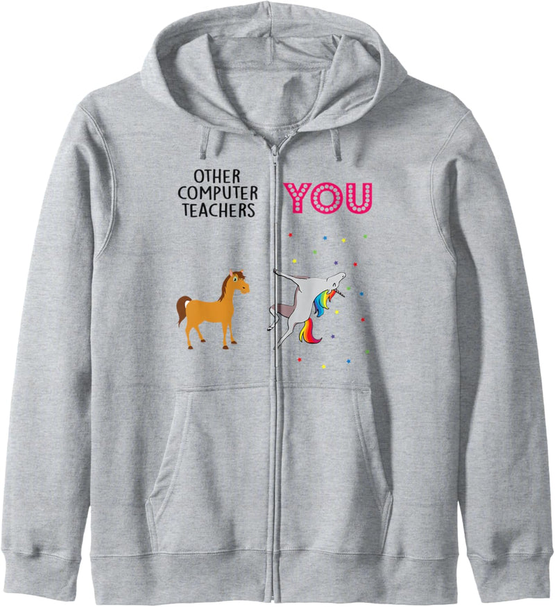 computer teacher Funny Unicorn Kapuzenjacke