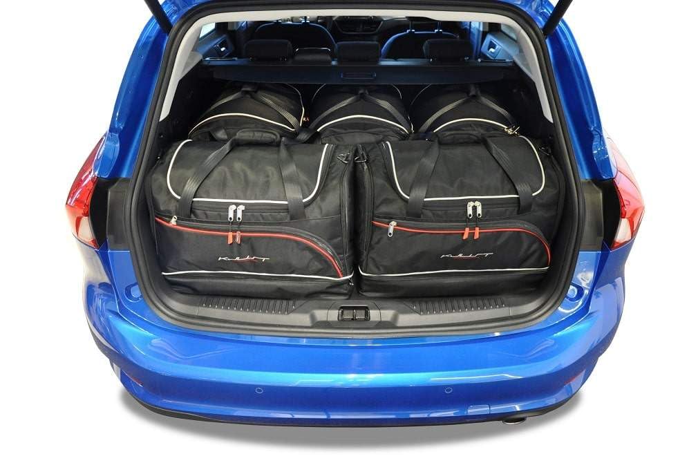 KJUST Dedizierte Reisetaschen 5 stk kompatibel mit FORD FOCUS KOMBI IV 2018+
