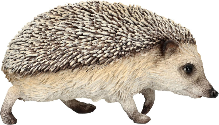 Figuren Shop GmbH Gartenfigur Igel auf Wanderschaft – Realistische HotAnt Igelfigur, 18,5 cm Länge,