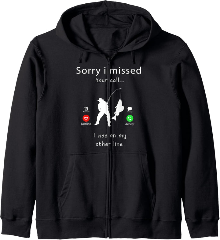Ich habe Ihren Anruf verpasst Kapuzenjacke