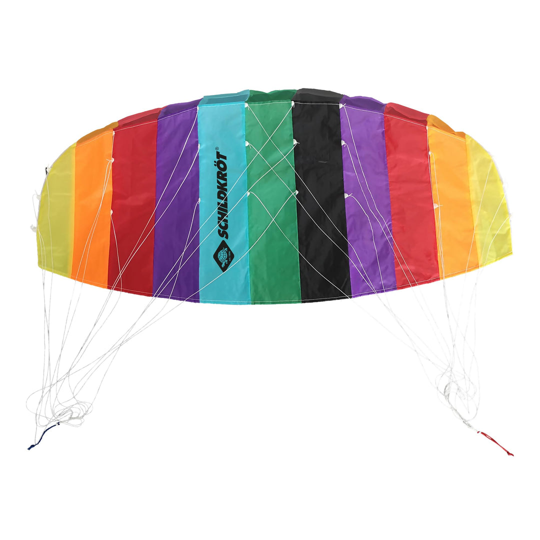 Schildkröt Dual Line Sport Kite, Zweileiner Lenkmatte, inkl. 25 kp Polyesterschnüre, 2x25m auf Winde