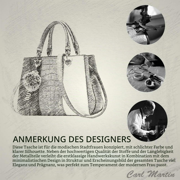 NICOLE &amp; DORIS Damen Handtasche Umhängetasche Henkeltasche Kuriertasche Elegant Damen Handtaschen mi