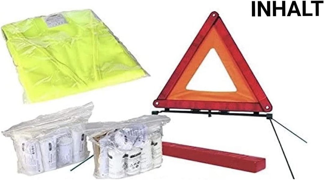 RAU EH0010 Trio Kombitasche Erste Hilfe Nach DIN13164 Schwarz, Schwarz