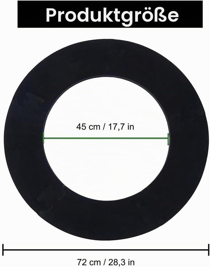 Dart Catchring Surround,Dartscheiben-Einfassung,Surround Auffangring Dart Backboard, für die Wandsch