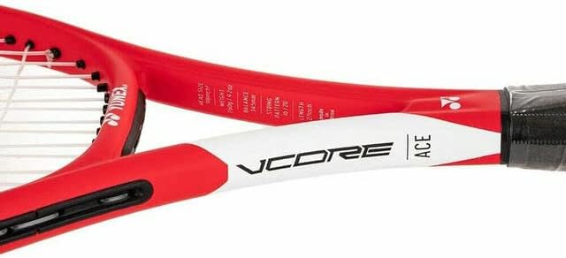 YONEX New Vcore Ace Tango Red besaitet 260g Tennisschläger Allroundschläger Rot - Blau 2