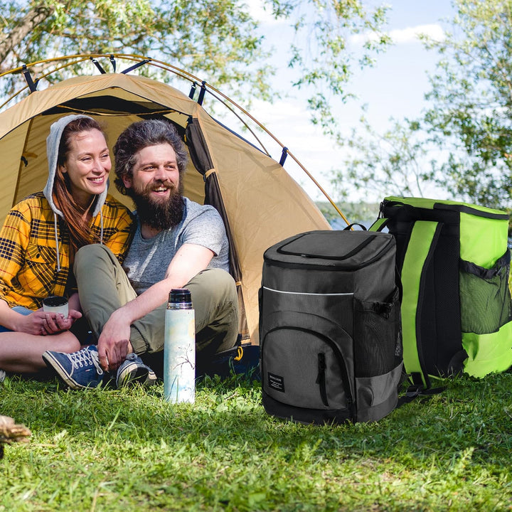Outplea 30L Kühlrucksack Gross, Auslaufsicherer Isolierte Picknickrucksack für Männer Frauen, Thermo