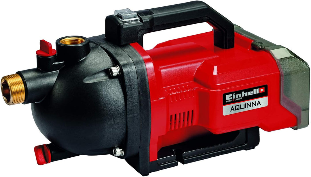 Einhell Akku-Gartenpumpe AQUINNA 36/30 Power X-Change (2 x 18V, 2-Stufen ECO-Schalter, Wassereinfüll
