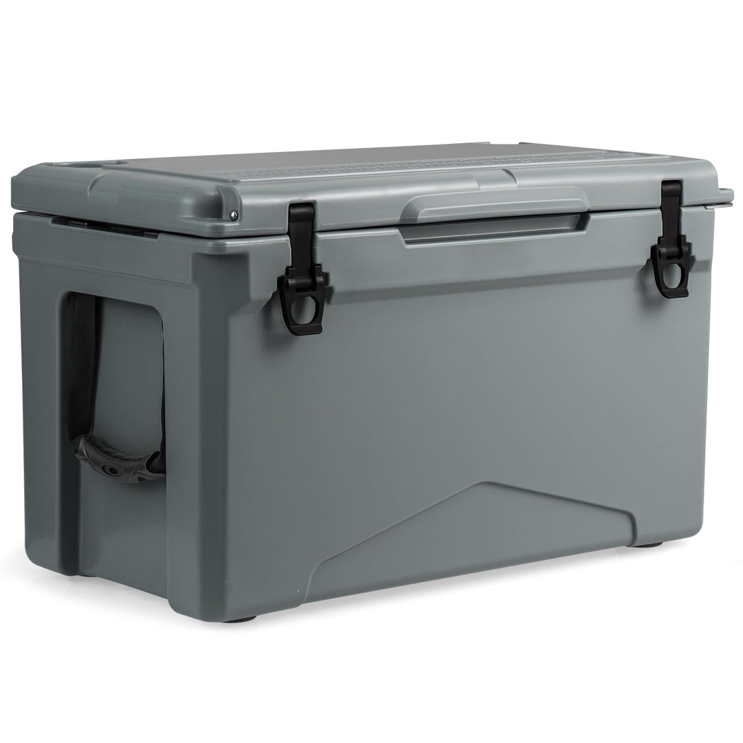 COSTWAY 47L Isolierbox Kühlbox tragbar, Wärmebehälter mit Flaschenöffner und Abflusssystem, Thermobo