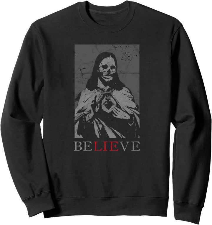 Occult Satan Jesus Lie Antichrist Atheist Hell Devil Gothic Sweatshirt