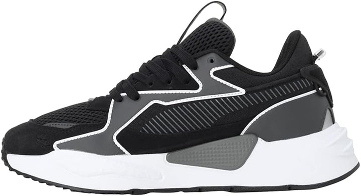 PUMA Unisex Rs-z ReinventionSneaker 44.5 EU Black Dark Shadow White, 44.5 EU Black Dark Shadow White