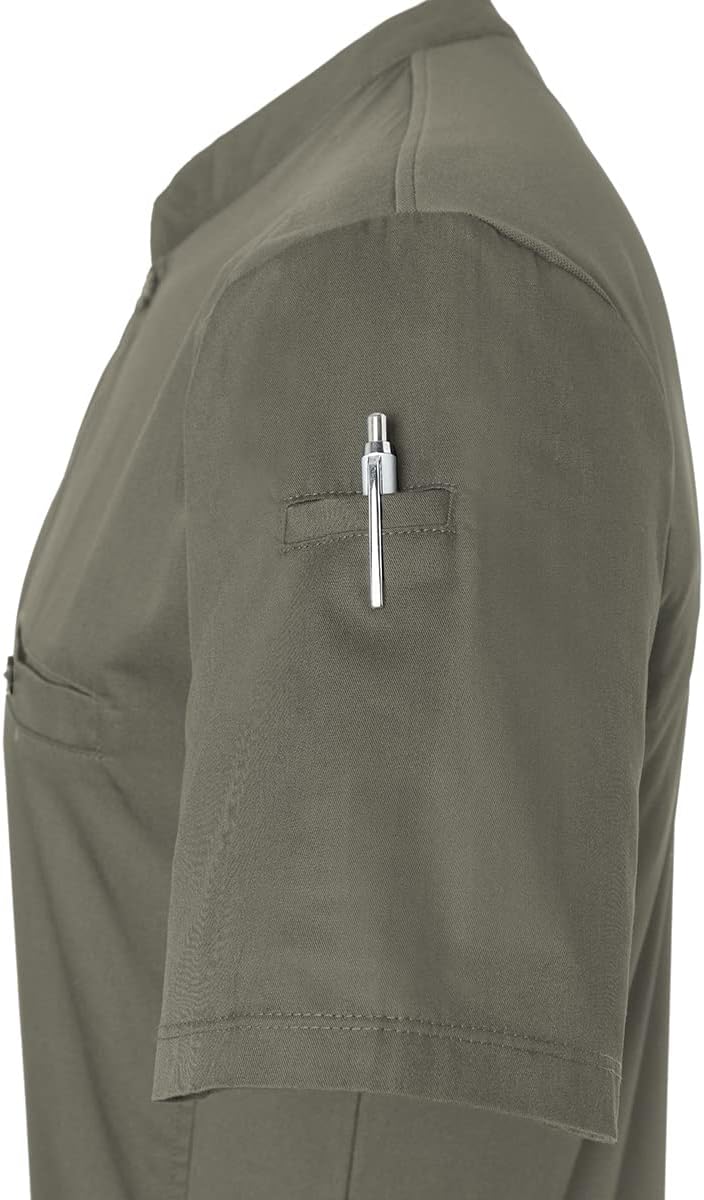 Karlowsky Herren Kurzarm Arbeitsshirt Performance 60% Baumwolle/40% Polyester 5XL Salbei, 5XL Salbei