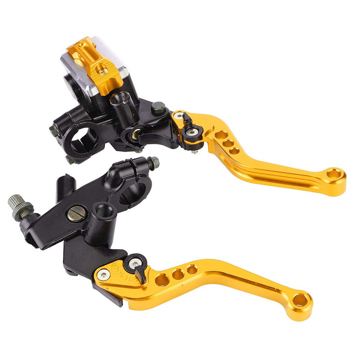 Fydun Motorrad Hauptbremszylinder Hebel 1 Paar Lenker Bremse Kupplungszylinder 22mm Universal Motor