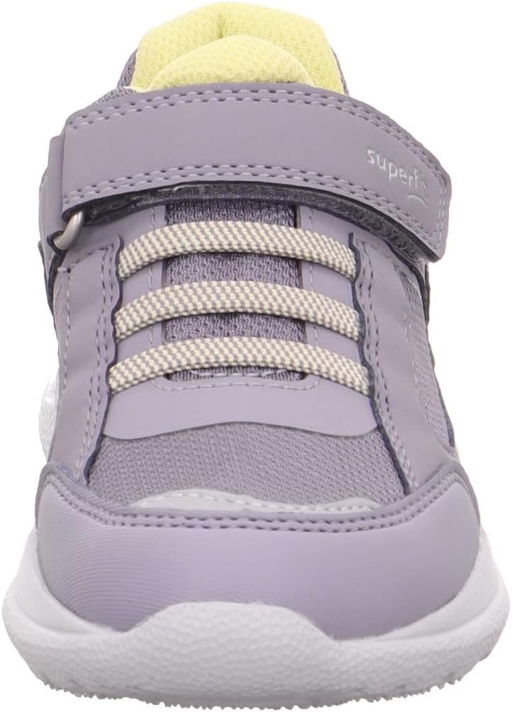 Superfit Mädchen Rush Sneaker 27 EU Lila Gelb 8510, 27 EU Lila Gelb 8510