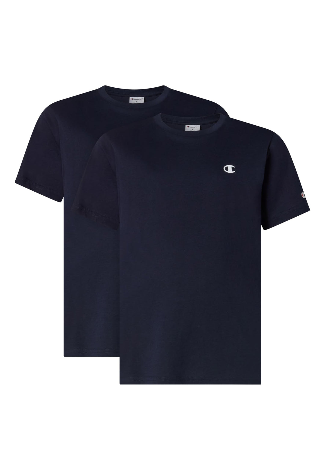 Champion Jungen T-Shirt (2er Pack) 3-4 Jahre Marineblau, 3-4 Jahre Marineblau