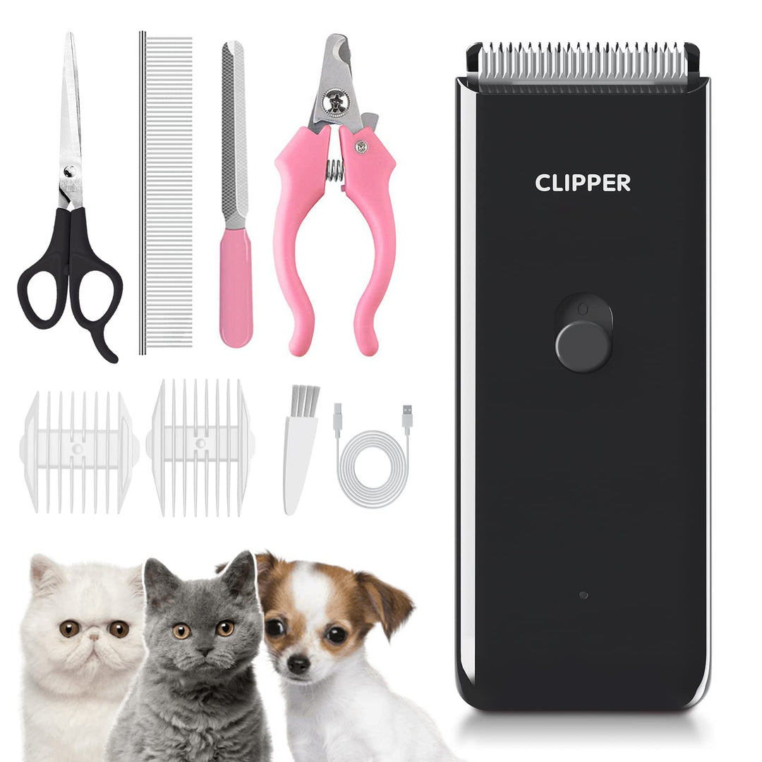 ENSSU Hundeschermaschine für dichtes Fell, wiederaufladbare Hundeschermaschine Katzenpflege Trimmer,