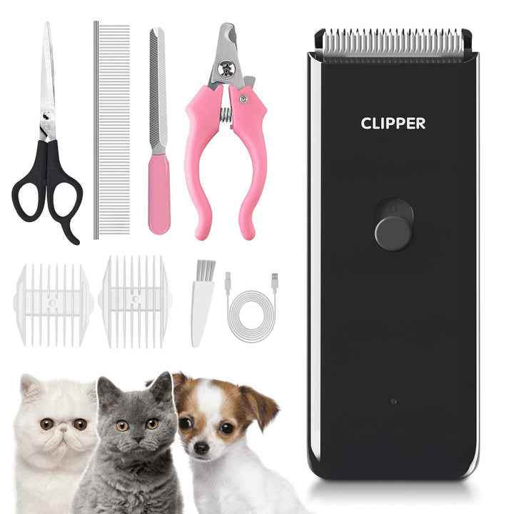 ENSSU Hundeschermaschine für dichtes Fell, wiederaufladbare Hundeschermaschine Katzenpflege Trimmer,