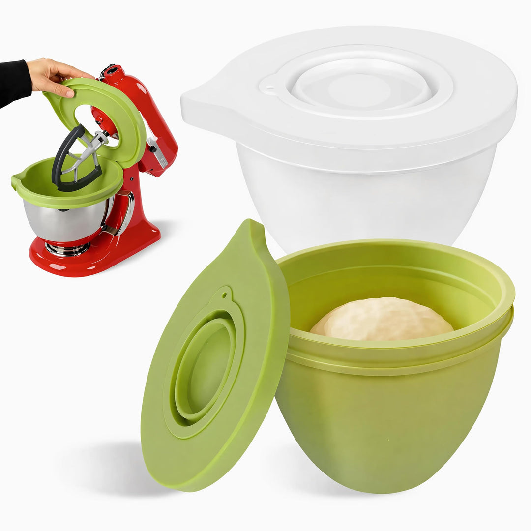 Silikon Einlagen, kompatibel mit Kitchen Aid 4,5-5 Quart Mixer mit kippbarem Kopf, 2 Einlagen mit De