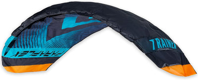 Wolkenstürmer® Paraflex Trainer 3-Leiner Lenkmatte 2.3 (türkis) - „Ready to Fly“ Kite Drachen inkl.