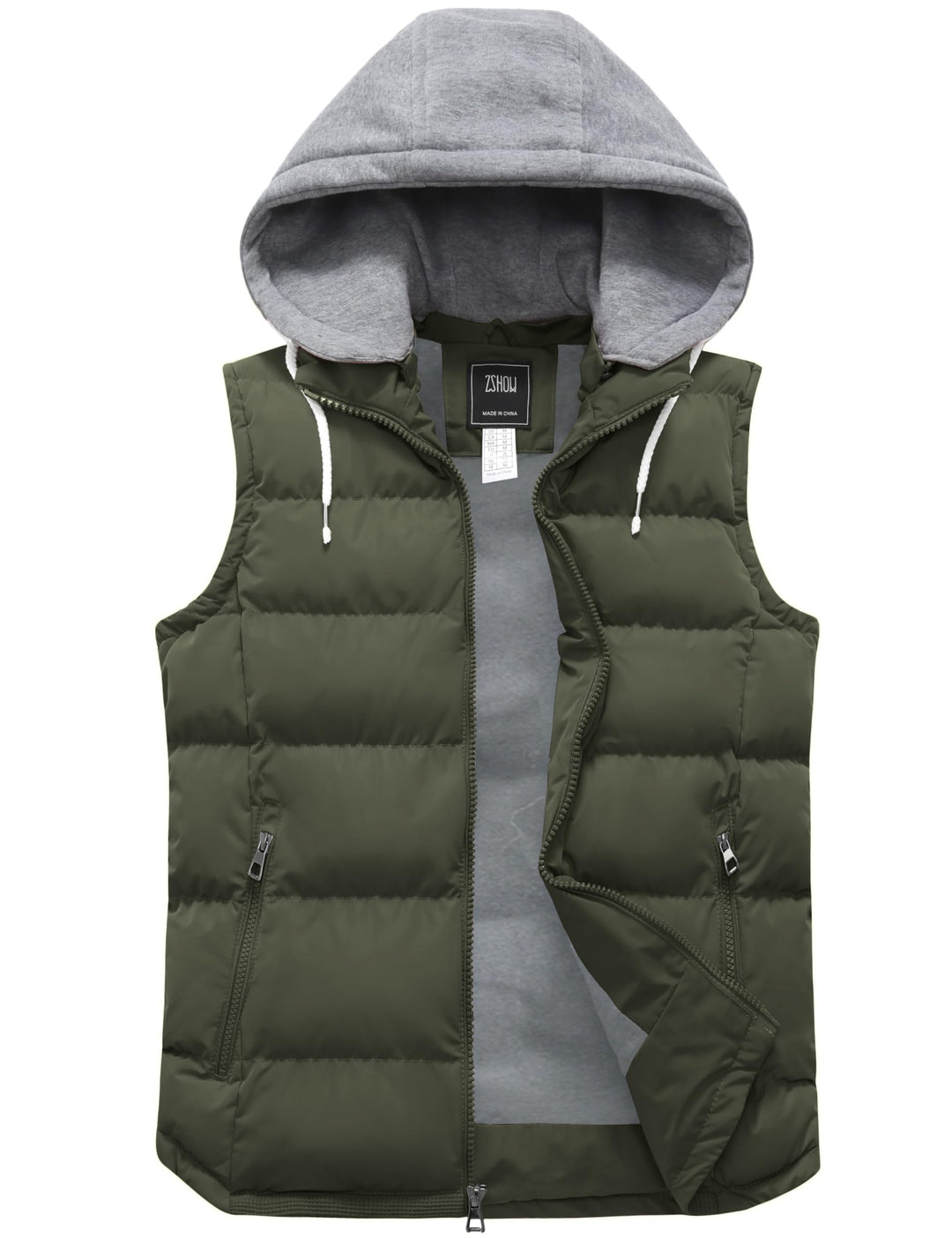 ZSHOW Herren Winter Weste Gesteppte Polsterung Puffer Ärmellos Jacke Warme Outdoor Weste Körperwärme