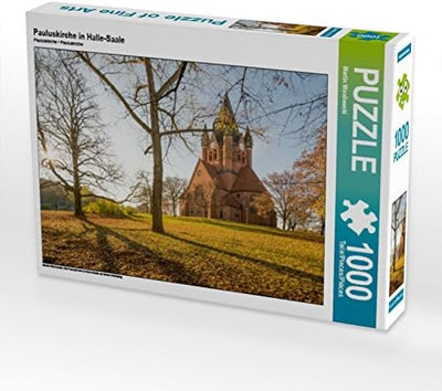 CALVENDO Puzzle Pauluskirche in Halle-Saale 1000 Teile Lege-Grösse 64 x 48 cm Foto-Puzzle Bild von M