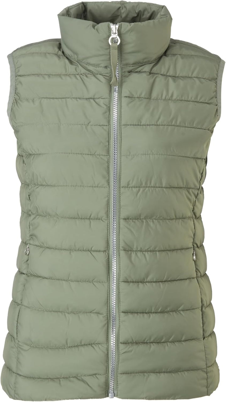 s.Oliver Herren Steppweste – Slim Fit, leicht gefüttert, Stehkragen – Funktional für Outdoor, Überga