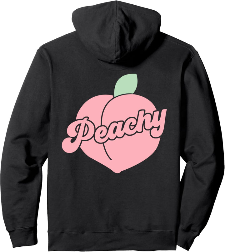 Peachy Retro Vintage Groovy Hippie 70s Clothing Pullover Hoodie