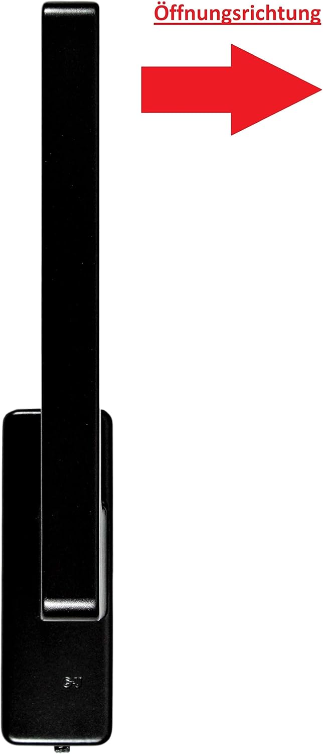 SN-TEC GU Schiebetür PSK Drehgriff DIRIGENT 966/976, 34225 oder auch 30152, DIN Links braun UC5 mit