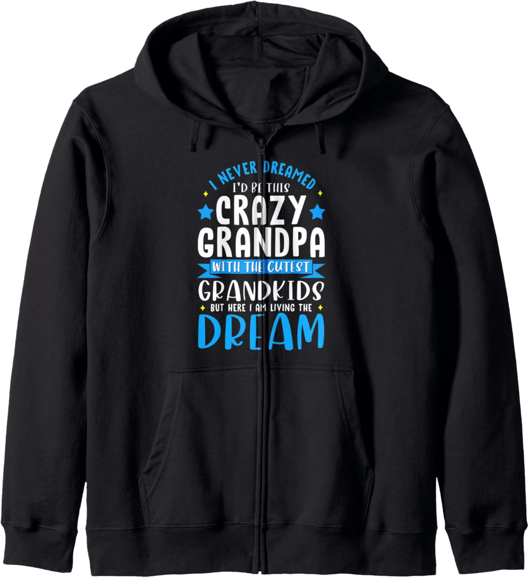 Funny Granddad Gift Crazy Grandpa With the Cutest Grandkids Kapuzenjacke