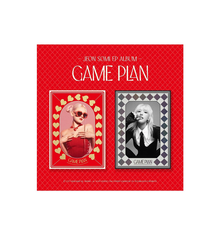 JEON SO MI - GAME PLAN Photobook version CD+Folded Poster (BLACK ver. (+1 Folded Poster)), Black Ver