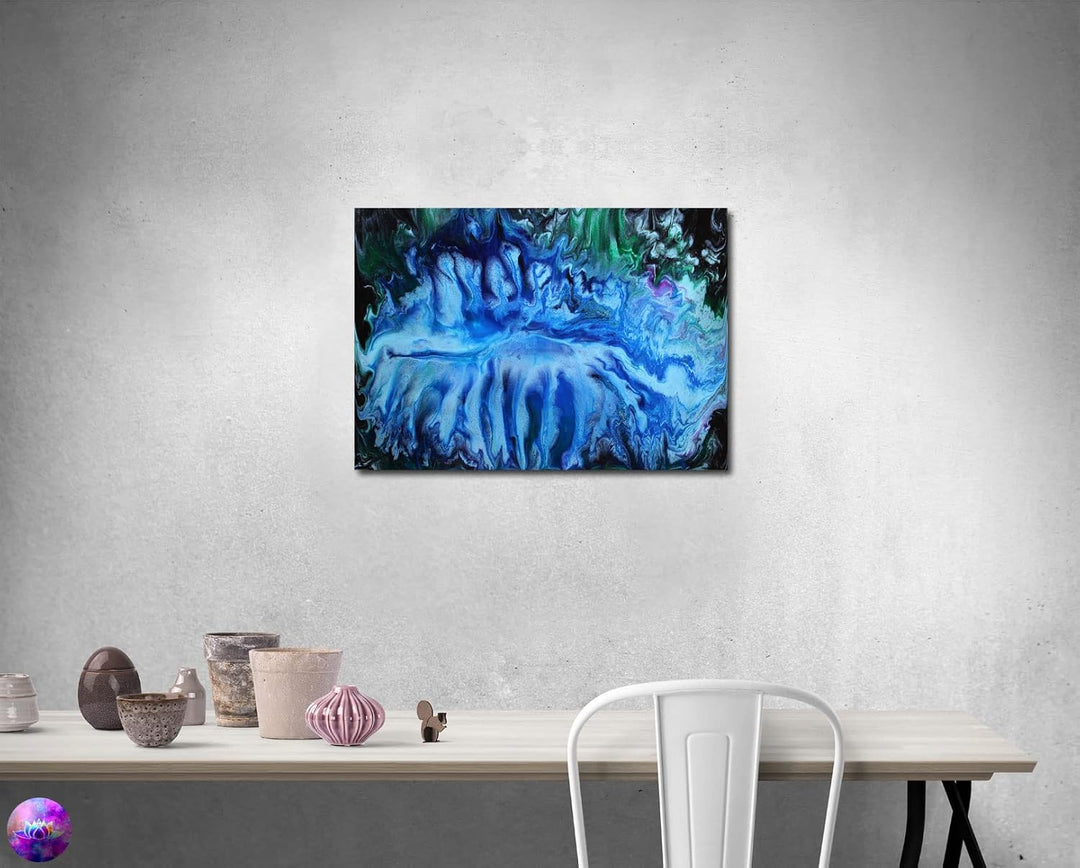Original Gemälde Abstrakte Malerei - moderne hochglanz Wandbilder - Resin Art Kunst Bild Harz Unikat