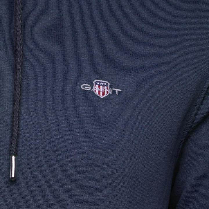 GANT Herren Reg Shield Hoodie Kapuzenpullover M Evening Blue, M Evening Blue