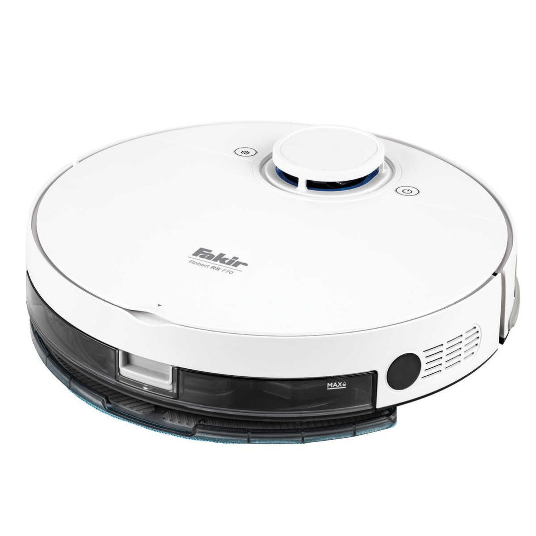 Fakir RS 770 - Roboterstaubsauger, Saugroboter mit Wischfunktion inkl. Wassertank, 4000 Pa, 150 Min