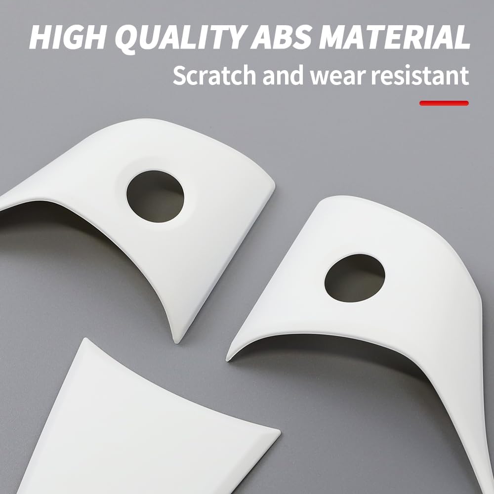 KKTR-CAR Lenkradabdeckung für Tesla Model3 ModelY 2018-2023 Innenraum modifiziertes Auto-Lenkrad-Zub