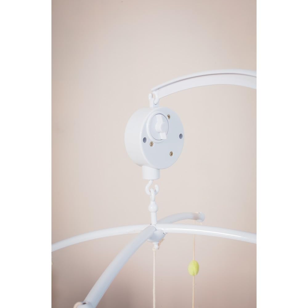 Interbaby - Musik-Mobile Löwe für Babys, Babybett Mobile mit weichen Kuscheltieren und beruhigender