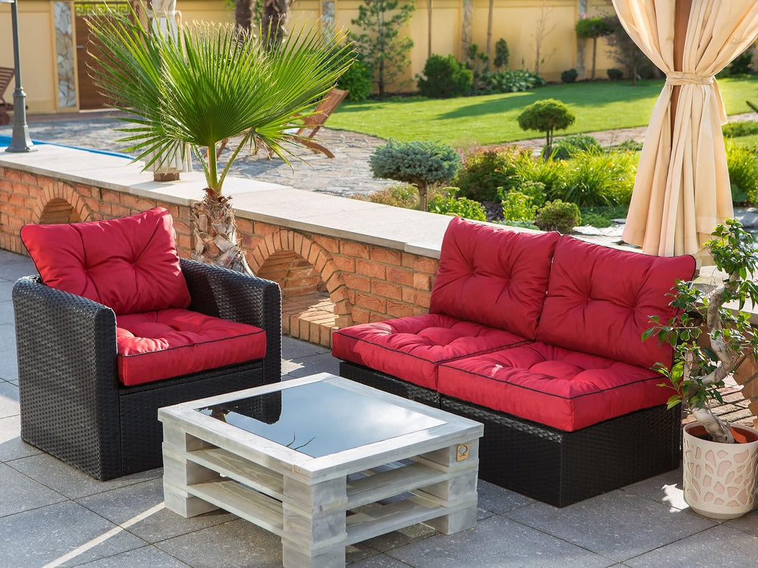 Bjird Gartenkissen Sitzauflage auf Gartenmöbel, Rattan, Gartenpolster Polsterauflagen auf Rataanmöbe