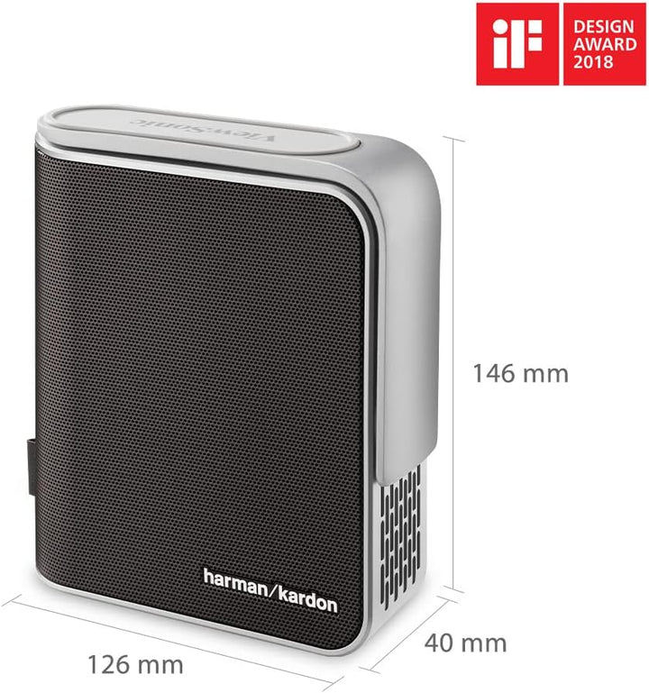 Viewsonic M1+ Portabler LED Beamer (WVGA, 300 Lumen, integrierter Akku, HDMI, USB, USB-C, WLAN Konne