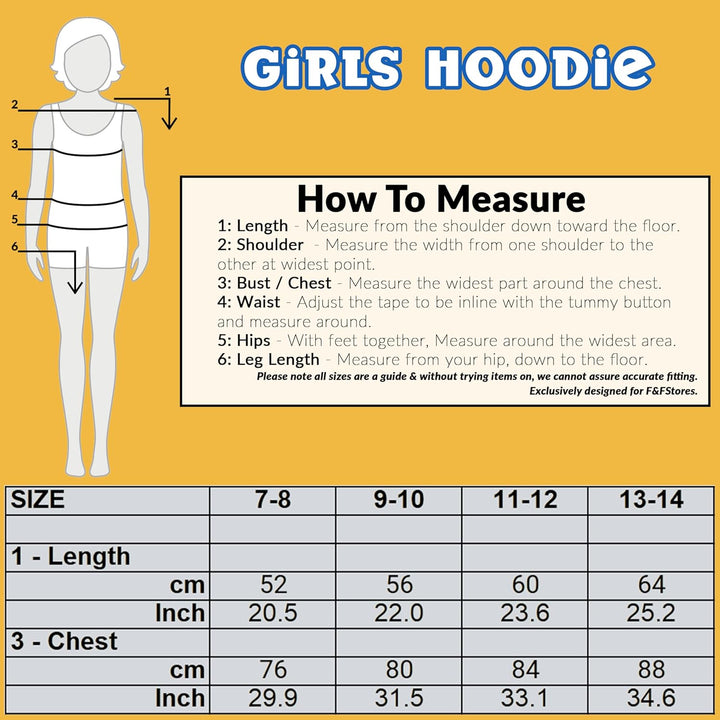 Disney Hoodie für Mädchen, Coole Pullover für Kinder und Jugendliche - Mädchen Geschenke (Rosa Stitc