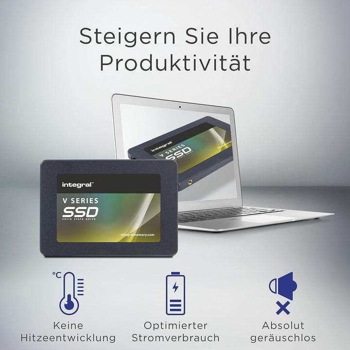 Integral V Series 2 120GB SSD SATA III 2.5 Internal SSD, Bis zu 460MB/S Lesen 300MB/S Schreiben, INS