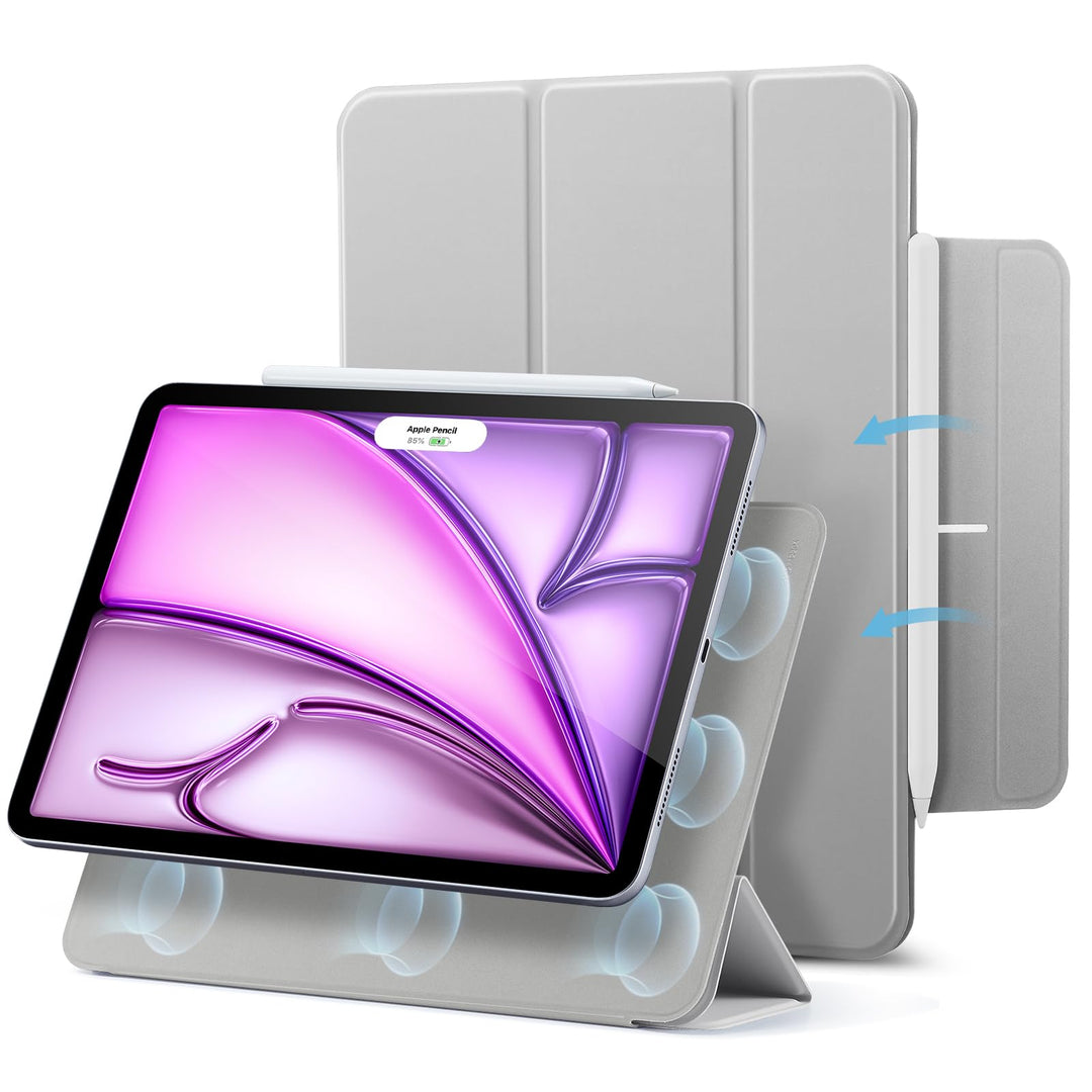 ESR für iPad Air 13 Zoll M4/M3/M2 Hülle (2026/2025/2024) und iPad Pro 12.9 (2022/2021/2020), Magnetb