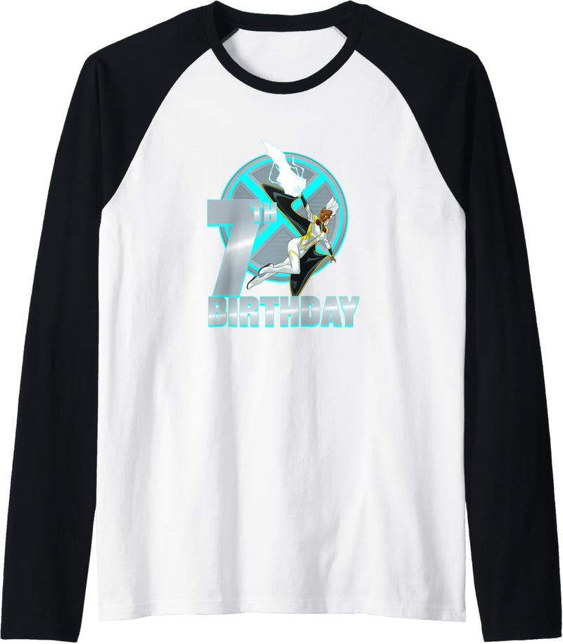 Marvel X-Men Storm 7th Birthday Badge Raglan