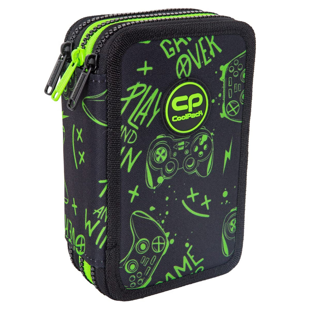 CoolPack XXL Federtasche Federmappe 3-Fach Schulstiftetui, dreifaches Federmäppchen, Federmäppchen f