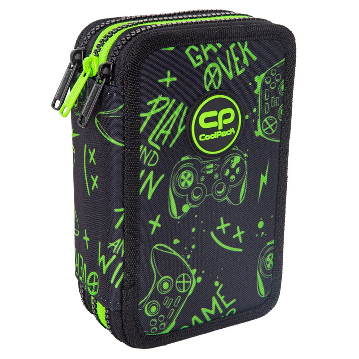 CoolPack XXL Federtasche Federmappe 3-Fach Schulstiftetui, dreifaches Federmäppchen, Federmäppchen f