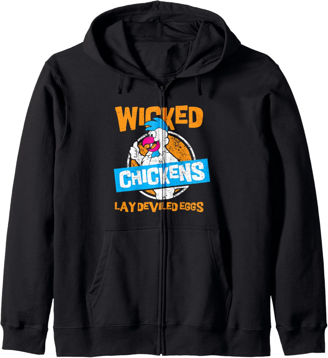Eier: Wicked Chickens Lay Deviled Eggs - Hühner Kapuzenjacke